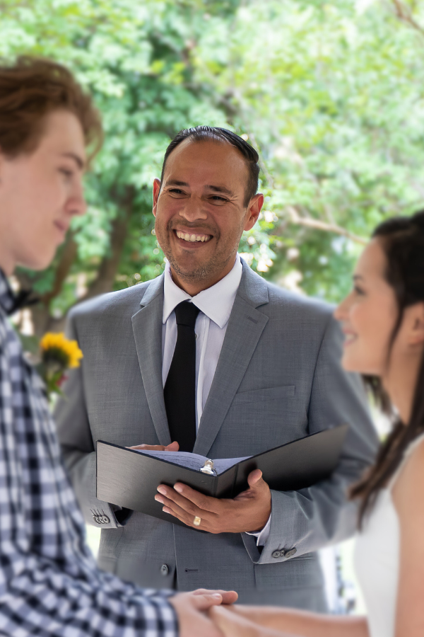 Rene Esparza wedding officiant in San Antonio for Texas Wedding Ministers